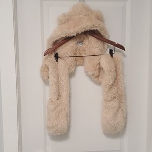 🐻 Teddy hoody mitten scarf
